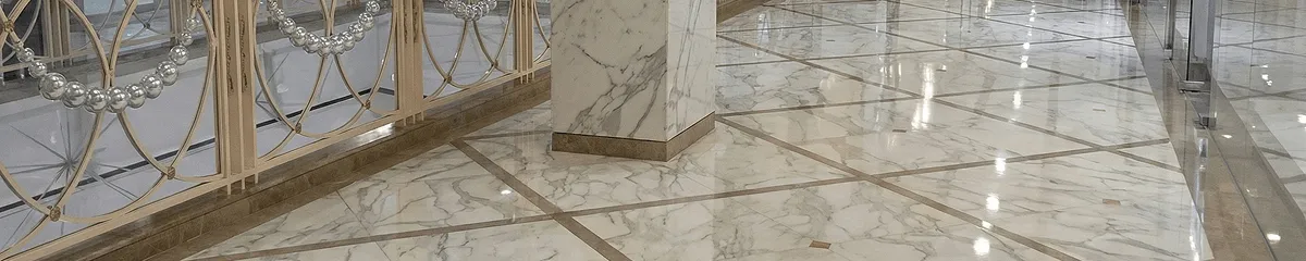 Beautiful marble floor professionally installed in Chandler, AZ